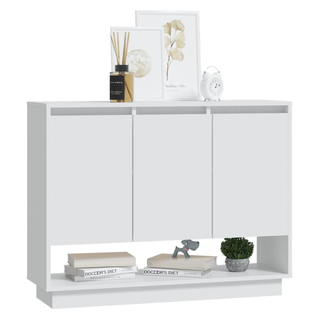 Sideboard Weiß 97x31x75 cm Holzwerkstoff